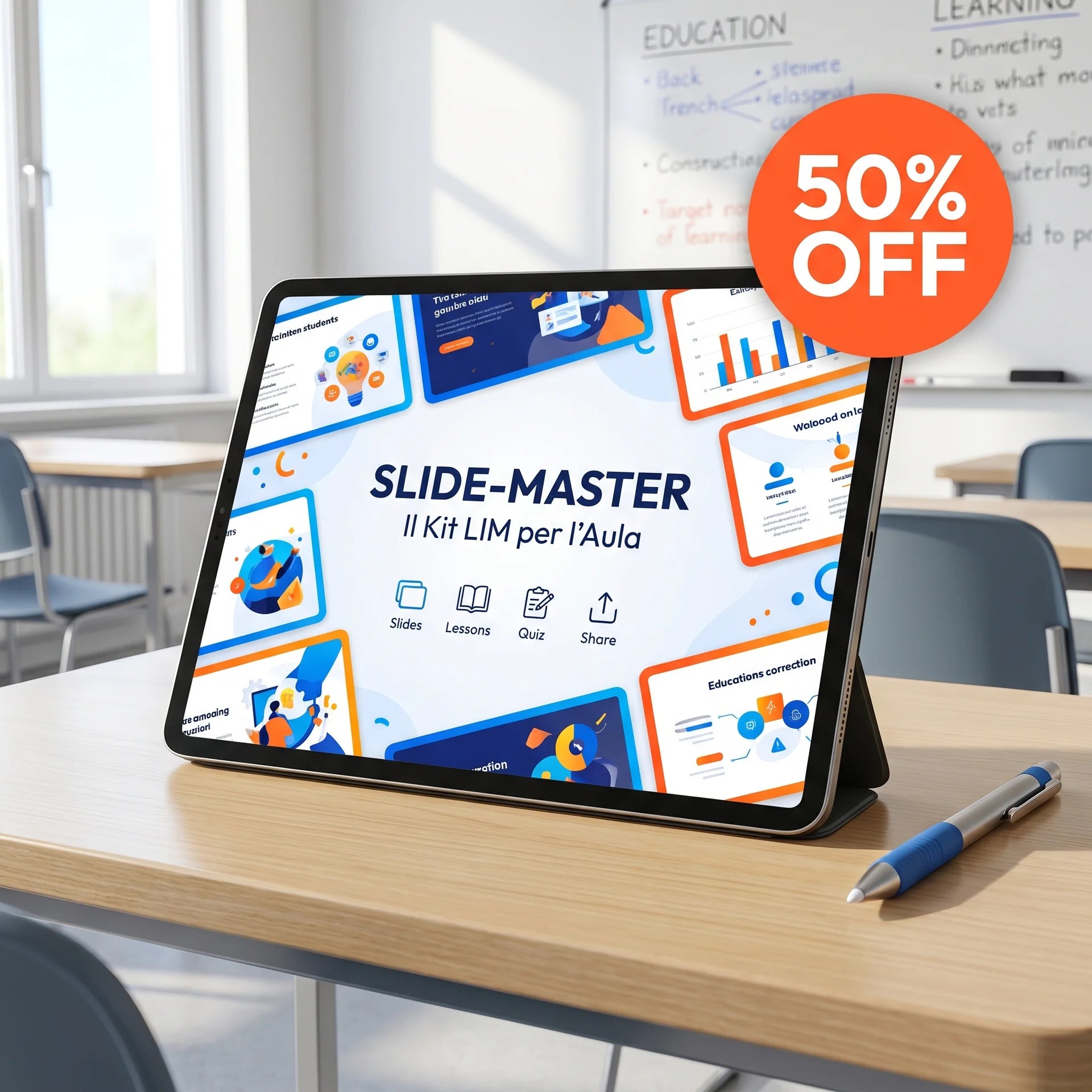 SLIDE-MASTER: Das interaktive Whiteboard-Kit für den Unterricht